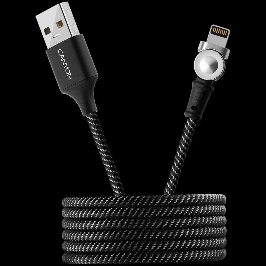 CANYON cable CFI-8 A-L Magnetic 10W 1m Black