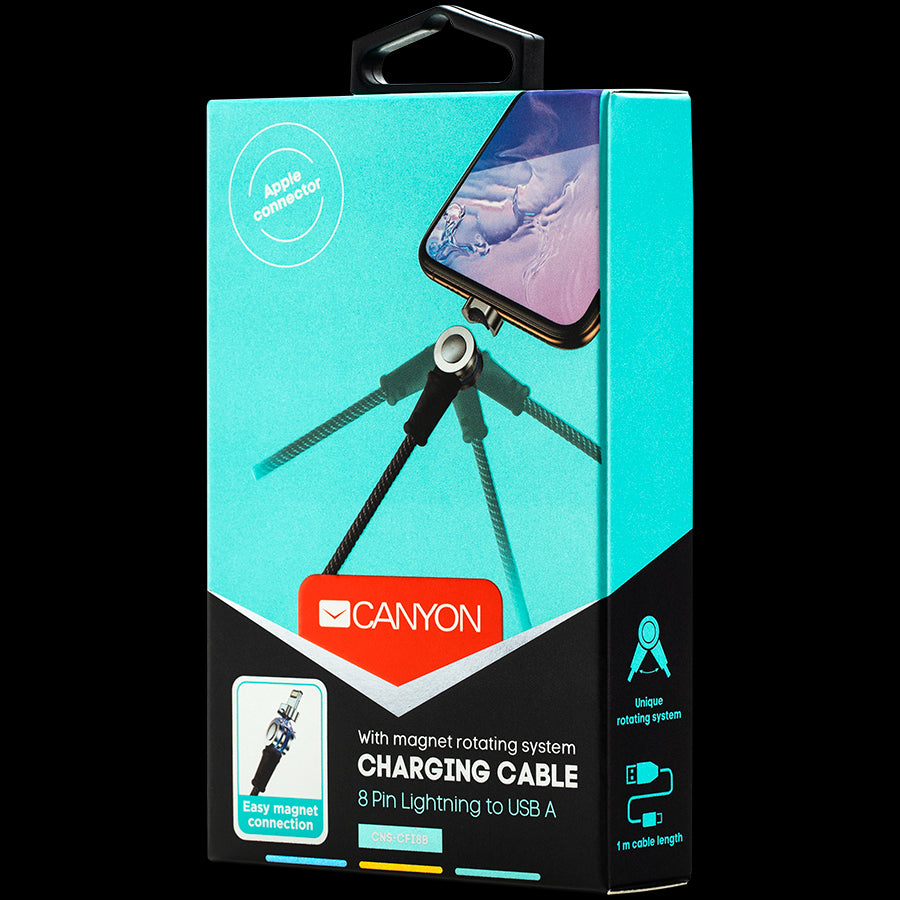 CANYON cable CFI-8 A-L Magnetic 10W 1m Black