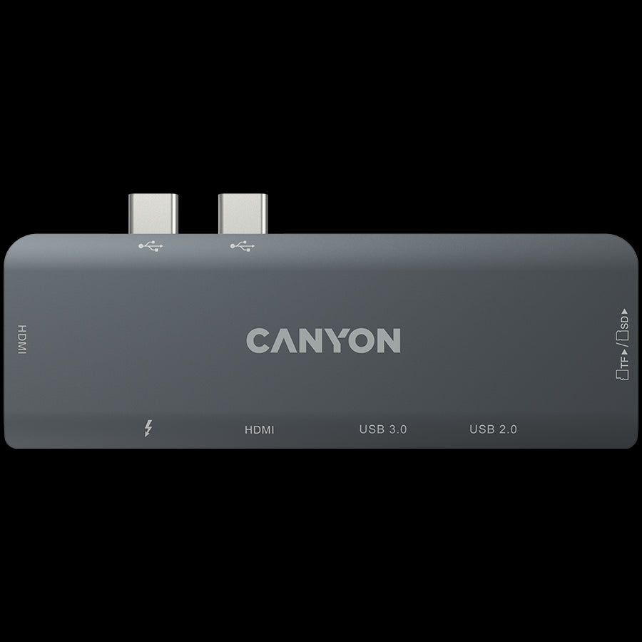CANYON hub DS-5 7in1 Thunderbolt 3 Space Grey