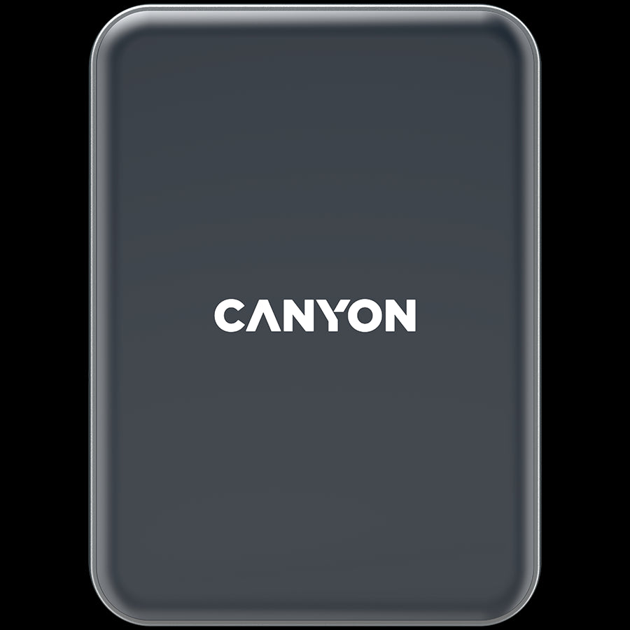 CANYON CH-15, Car holder and wireless charger MegaFix, C-15, 15W, Input: USB-C: 5V/2A, 9V/3A; Output: 5W, 7.5W, 10W, 15W;89*65*12mm,0.195kg,black