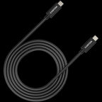 CANYON cable UC-42 USB-C to USB-C 240W 20Gbps 4k 2m Black