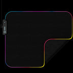 Lorgar Steller 913, Gaming mouse pad, High-speed surface, anti-slip rubber base, RGB backlight, USB connection, Lorgar WP Gameware support, size: 360mm x 300mm x 3mm, weight 0.250kg