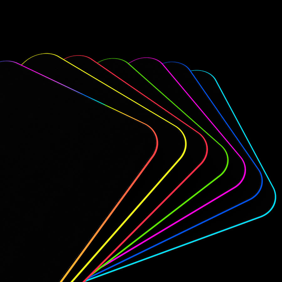 Lorgar Steller 913, Gaming mouse pad, High-speed surface, anti-slip rubber base, RGB backlight, USB connection, Lorgar WP Gameware support, size: 360mm x 300mm x 3mm, weight 0.250kg