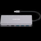 CANYON hub DS-12 13in1 4k USB-C Dark Grey