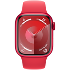 Apple Watch Series 9 GPS 41mm (PRODUCT)RED Aluminium Case with (PRODUCT)RED Sport Band - S/M,Model A2978