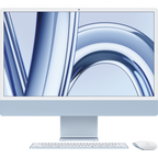 24-inch iMac with Retina 4.5K display: Apple M3 chip with 8_core CPU and 8_core GPU, 256GB SSD - Blue,Model A2874