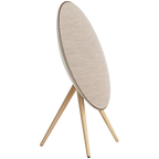 Beosound A9 5th Gen Speaker Gold Tone (Back Sand/Cover Golden/Legs White Oak)
