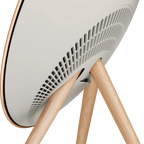 Beosound A9 5th Gen Speaker Gold Tone (Back Sand/Cover Golden/Legs White Oak)