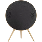 Beosound A9 5th Gen Speaker Gold Tone (Back Sand/Cover Golden/Legs White Oak)