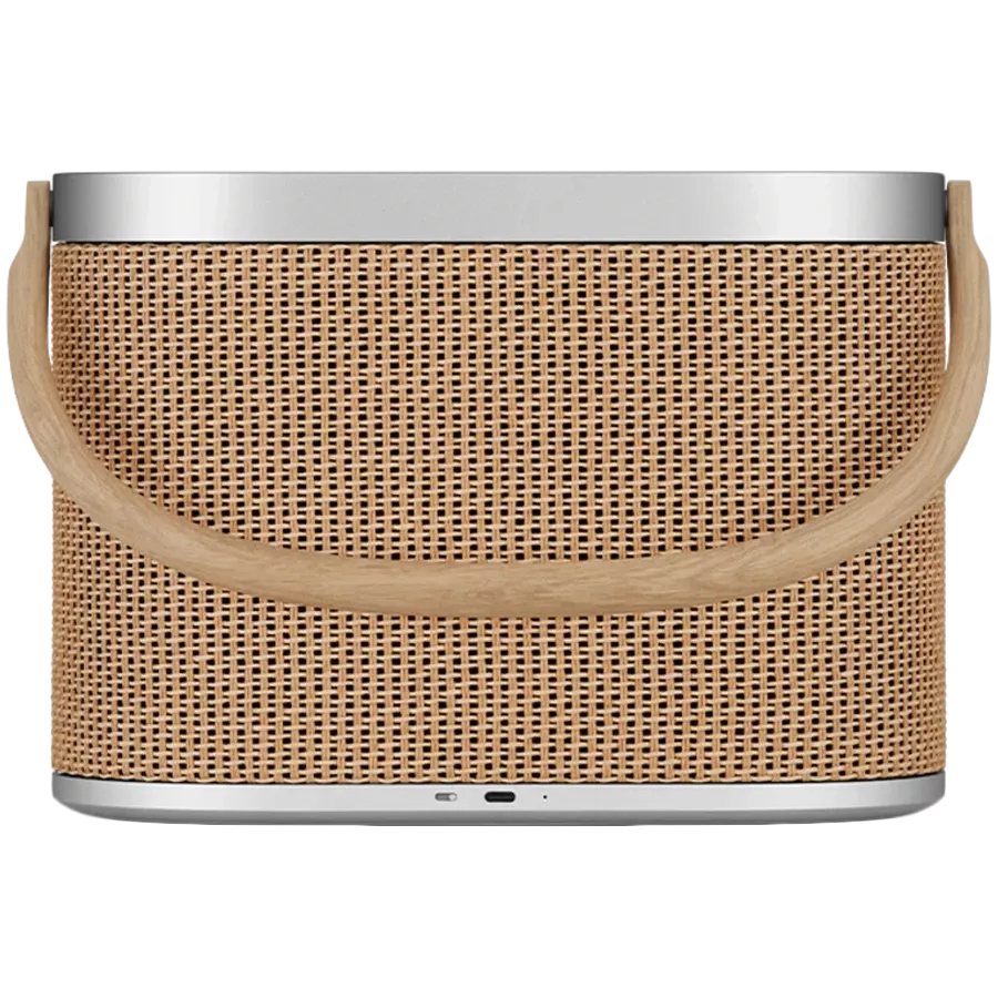 Beosound A5 Speaker Nordic Weave (Cover Nordic Weave/Handle Oak)