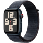 Apple Watch SE GPS + Cellular 40mm Midnight Aluminium Case with Ink Sport Loop,Model A2725