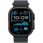 Apple Watch Ultra 2 GPS + Cellular 49mm Black Titanium Case with Black Ocean Band,Model A2986