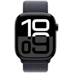 Apple Watch Series 10 GPS + Cellular 46mm Jet Black Aluminium Case with Ink Sport Loop,Model A3003
