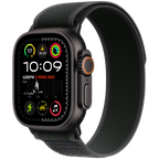 Apple Watch Ultra 2 GPS + Cellular 49mm Black Titanium Case with Black Trail Loop - M/L,Model A2986