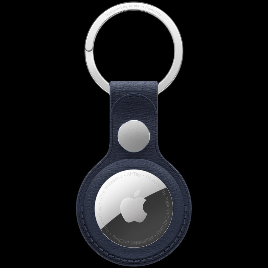 AirTag FineWoven Key Ring - Deep Blue,Model A3363