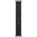 49mm Black Trail Loop - M/L - Natural Titanium Finish