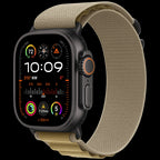 49mm Tan Alpine Loop - Medium - Black Titanium Finish