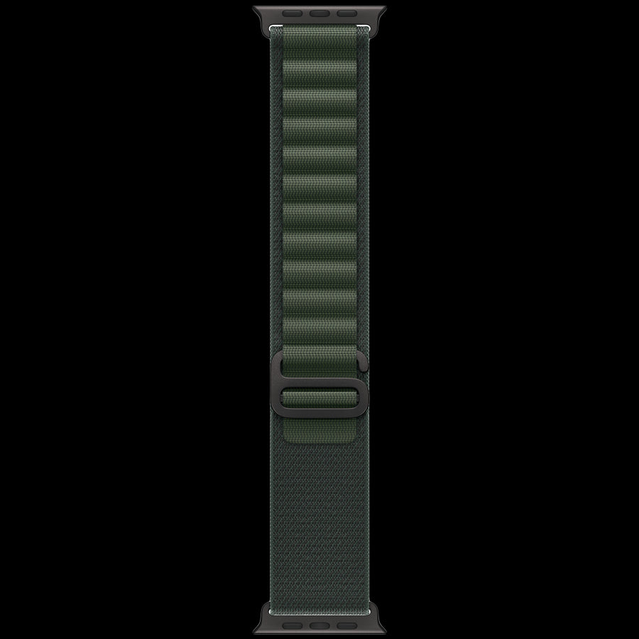 49mm Dark Green Alpine Loop - Small - Black Titanium Finish