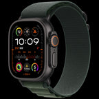 49mm Dark Green Alpine Loop - Small - Black Titanium Finish