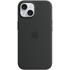 iPhone 15 Silicone Case with MagSafe - Black,Model A3123