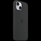 iPhone 15 Silicone Case with MagSafe - Black,Model A3123