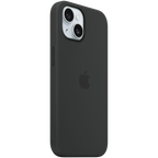 iPhone 15 Silicone Case with MagSafe - Black,Model A3123
