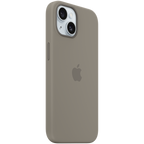iPhone 15 Silicone Case with MagSafe - Clay,Model A3123