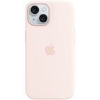 iPhone 15 Silicone Case with MagSafe - Light Pink,Model A3123