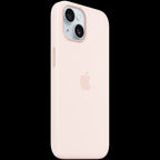 iPhone 15 Silicone Case with MagSafe - Light Pink,Model A3123