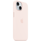 iPhone 15 Silicone Case with MagSafe - Light Pink,Model A3123