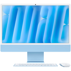 24-inch iMac with Retina 4.5K display: Apple M4 chip with 8_core CPU and 8_core GPU, 16GB, 256GB SSD - Blue,Model A3247