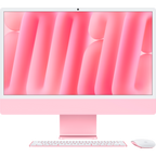 24-inch iMac with Retina 4.5K display: Apple M4 chip with 10_core CPU and 10_core GPU, 24GB, 512GB SSD - Pink,Model A3137