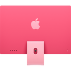 24-inch iMac with Retina 4.5K display: Apple M4 chip with 10_core CPU and 10_core GPU, 24GB, 512GB SSD - Pink,Model A3137