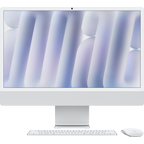 24-inch iMac with Retina 4.5K display, Nano-texture glass: Apple M4 chip with 10_core CPU and 10_core GPU, 256GB SSD, 16GB - Silver,Model A3137