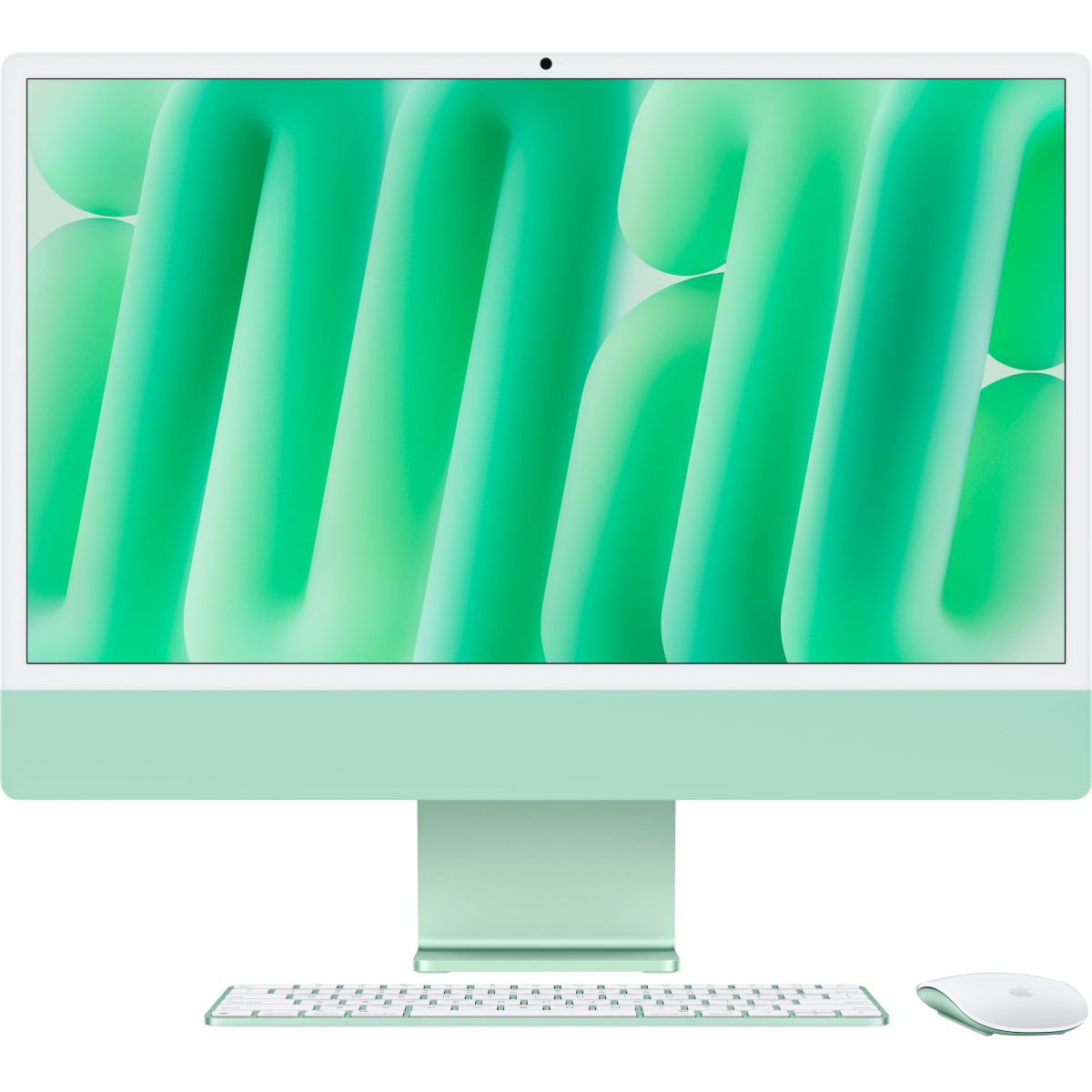 24-inch iMac with Retina 4.5K display: Apple M4 chip with 8_core CPU and 8_core GPU, 16GB, 256GB SSD - Green,Model A3247