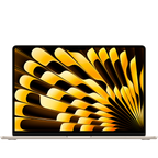 15-inch MacBook Air: Apple M3 chip with 8-core CPU and 10-core GPU, 24GB, 512GB SSD - Starlight,Model A3114