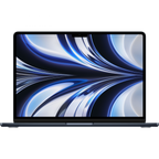 13-inch MacBook Air: Apple M2 chip with 8-core CPU and 8-core GPU, 16GB, 256GB - Midnight,Model A2681