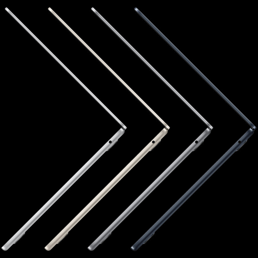 13-inch MacBook Air: Apple M2 chip with 8-core CPU and 8-core GPU, 16GB, 256GB - Midnight,Model A2681