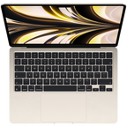 13-inch MacBook Air: Apple M2 chip with 8-core CPU and 8-core GPU, 16GB, 256GB - Starlight,Model A2681