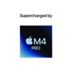 Mac mini, Silver, Model A3239, M4 Pro with 12C CPU, 16C GPU, 24GB unified memory, Gigabit Ethernet, 2TB SSD storage, 3xTB5,HDMI port, two USB-C ports, headphone jack
