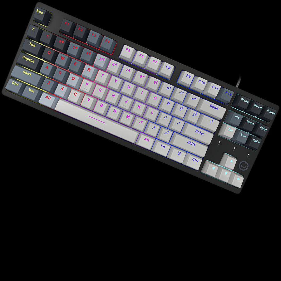 LORGAR Azar 514TKL, Wired RGB mechanical gaming keyboard, white, EN layout