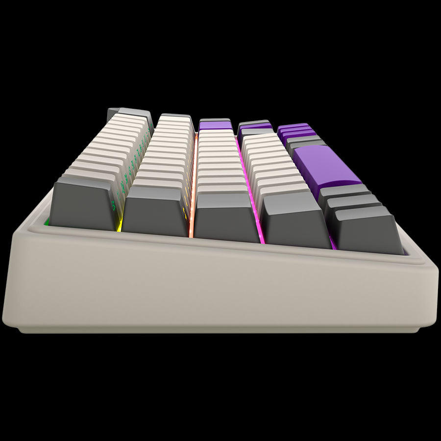 LORGAR KBP70MW, Wireless 65% Mechanical Gaming Keyboard Pro, Beige, EN layout