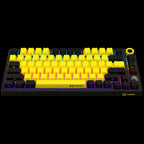 LORGAR KBP7075W, Wireless 75% Mechanical Gaming Keyboard Pro, Black/yellow, EN layout