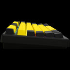 LORGAR KBP7075W, Wireless 75% Mechanical Gaming Keyboard Pro, Black/yellow, EN layout