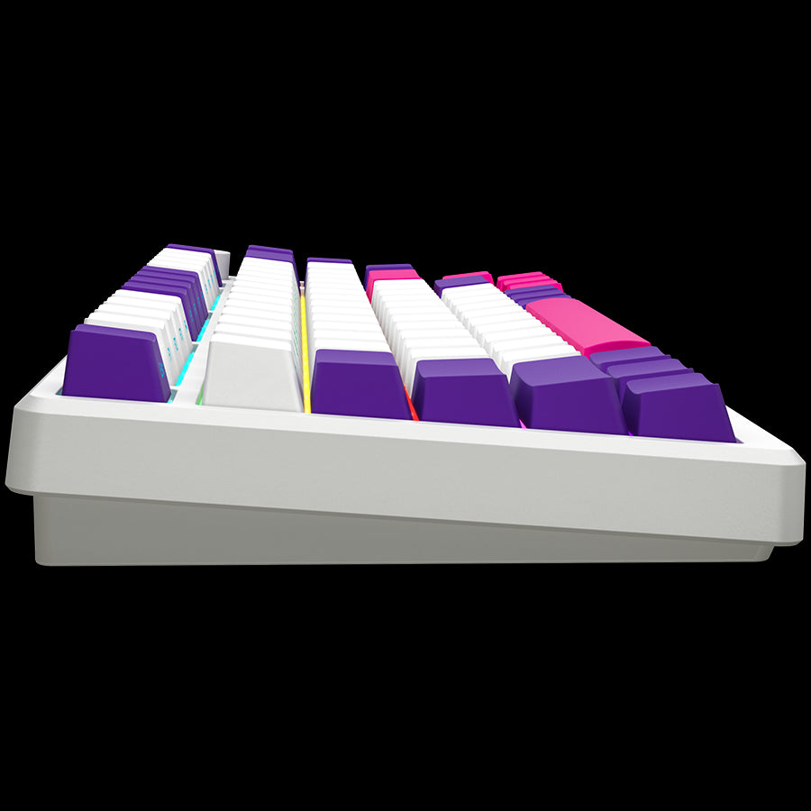 LORGAR KBP7075W, Wireless 75% Mechanical Gaming Keyboard Pro, White, EN layout