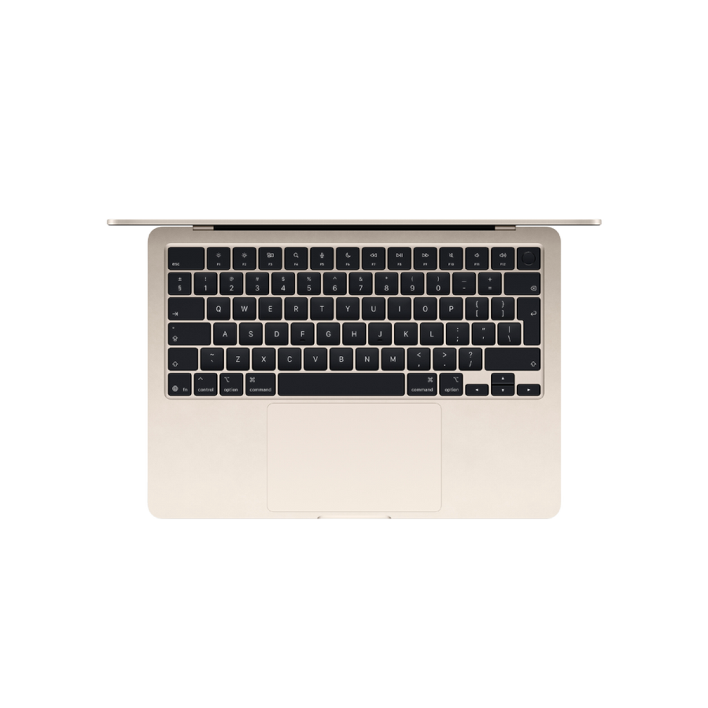 13-inch MacBook Air: Apple M4 chip with 10-core CPU and 10-core GPU, 24GB, 512GB SSD - Starlight,Model A3240