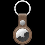 AirTag FineWoven Key Ring - Taupe