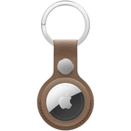 AirTag FineWoven Key Ring - Taupe