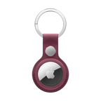 AirTag FineWoven Key Ring - Mulberry