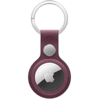 AirTag FineWoven Key Ring - Mulberry